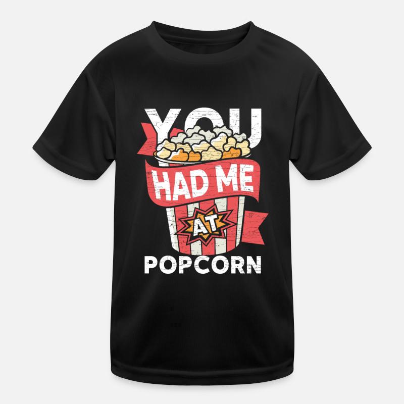 Kino Popcorn Geschenk Kinder Funktions-T-Shirt