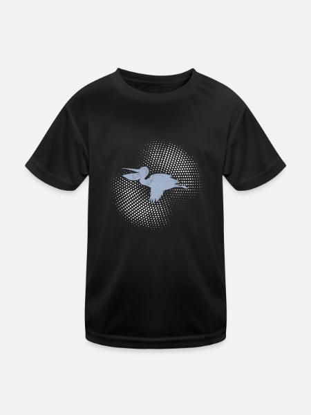 Pelican - Kids Functional T-Shirt - black - Front