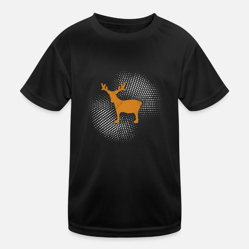 Elch Kinder Funktions-T-Shirt