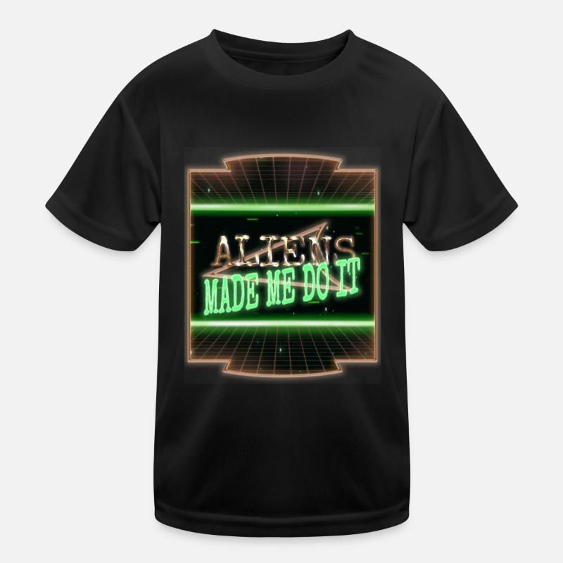 alien abduction alien alien i dont speak human Kinder Funktions-T-Shirt