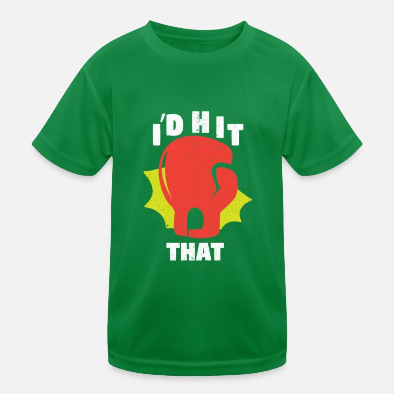 Boxe Boxer Arts Martiaux Boxe Ring Gants de Boxe T-shirt sport Enfant