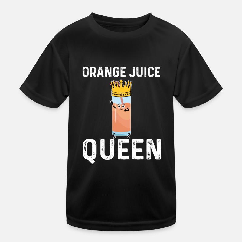 Orange Juice Queen Kids Functional T-Shirt