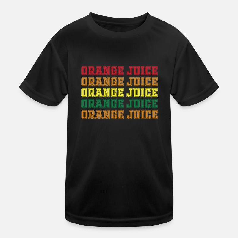 Orangensaft Kinder Funktions-T-Shirt