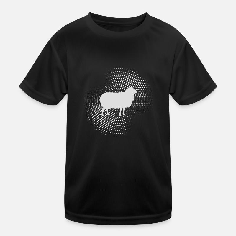 Schaf Kinder Funktions-T-Shirt