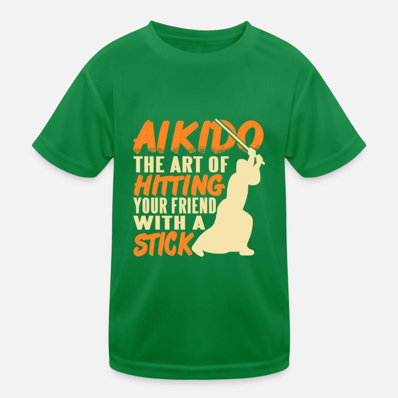 L’art de battre des amis avec un bâton T-shirt sport Enfant