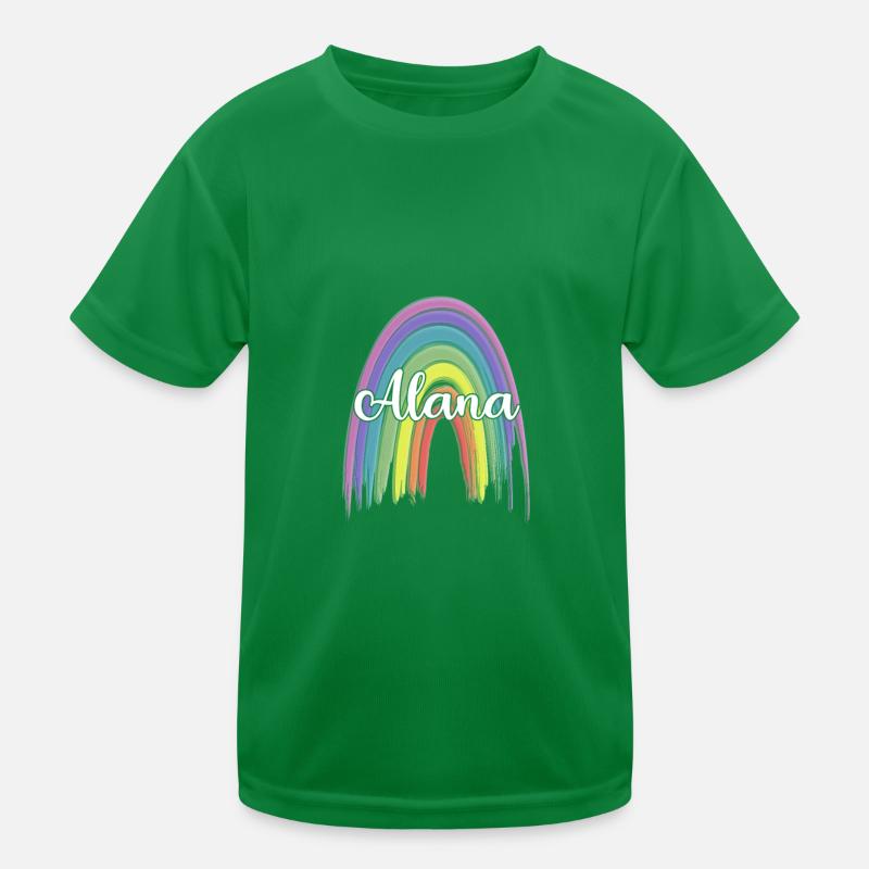 ALANA Rainbow Cursive Kinder Funktions-T-Shirt