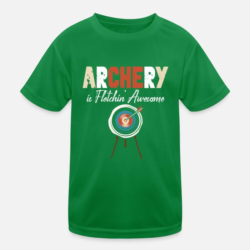 Archery Bow Archer Vintage Target Kinder Funktions-T-Shirt