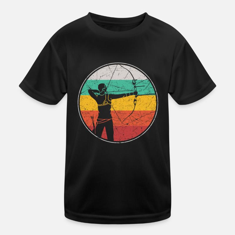 Arc de tir à l’arc Archer Rétro Vintage T-shirt sport Enfant