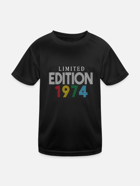 Édition limitée 1974 - T-shirt sport Enfant - noir - Devant