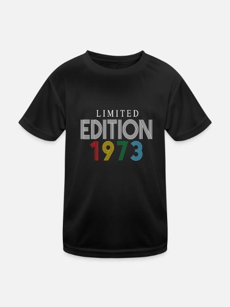 Édition limitée 1973 - T-shirt sport Enfant - noir - Devant