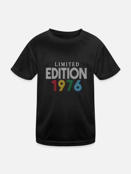 Limited Edition 1976 - Kids Functional T-Shirt - black - Front