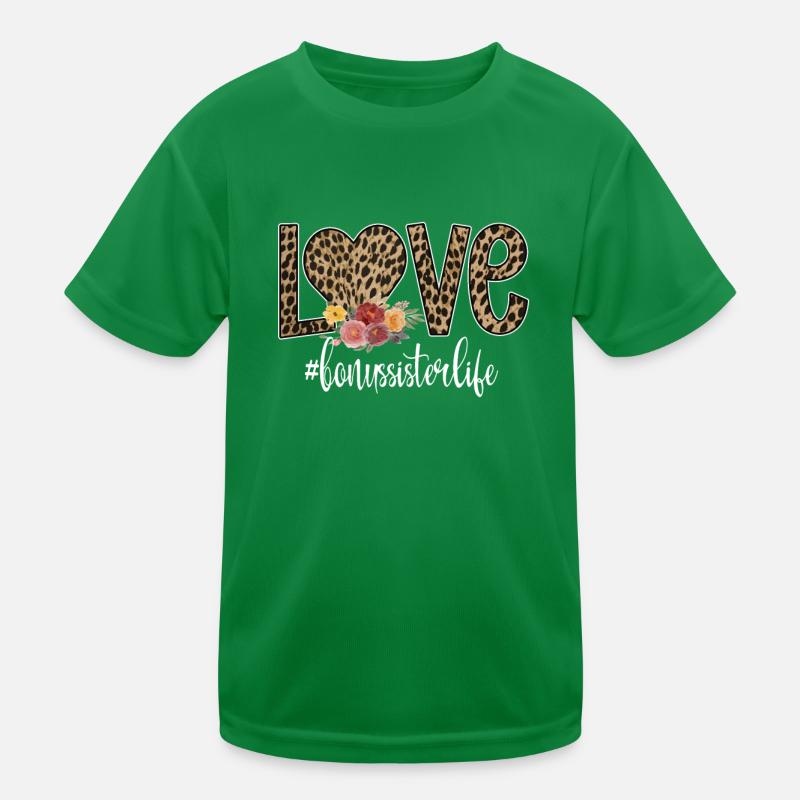 Bonus-Schwester Beste Stiefschwester Geschenk Kinder Funktions-T-Shirt