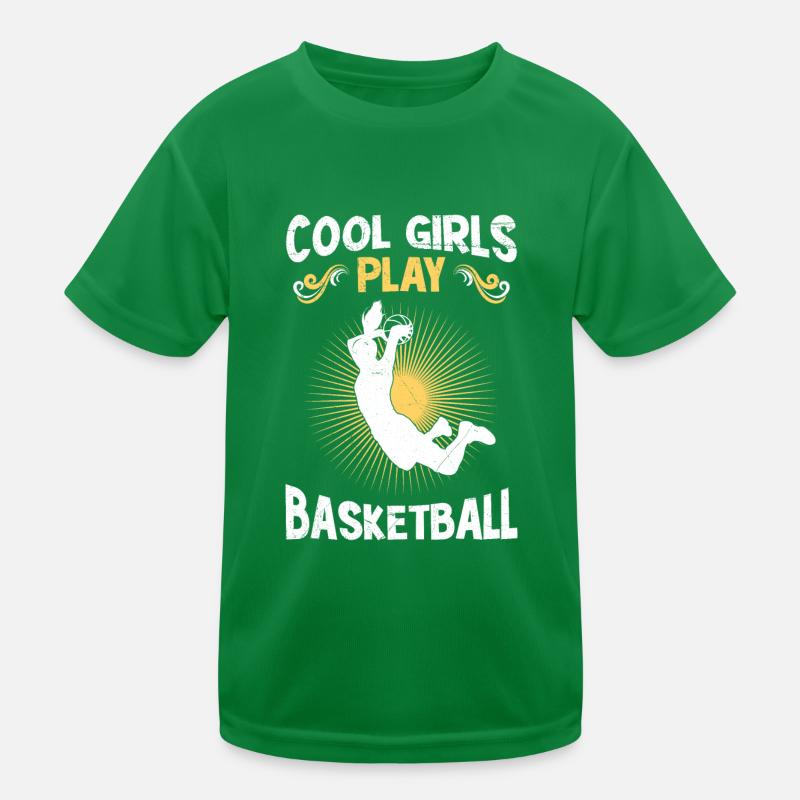 Basketball Damen Kinder Funktions-T-Shirt