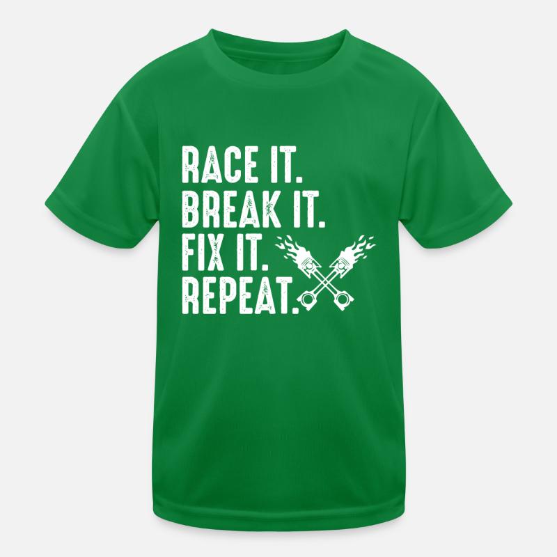 Mécanicien de course, garagiste T-shirt sport Enfant