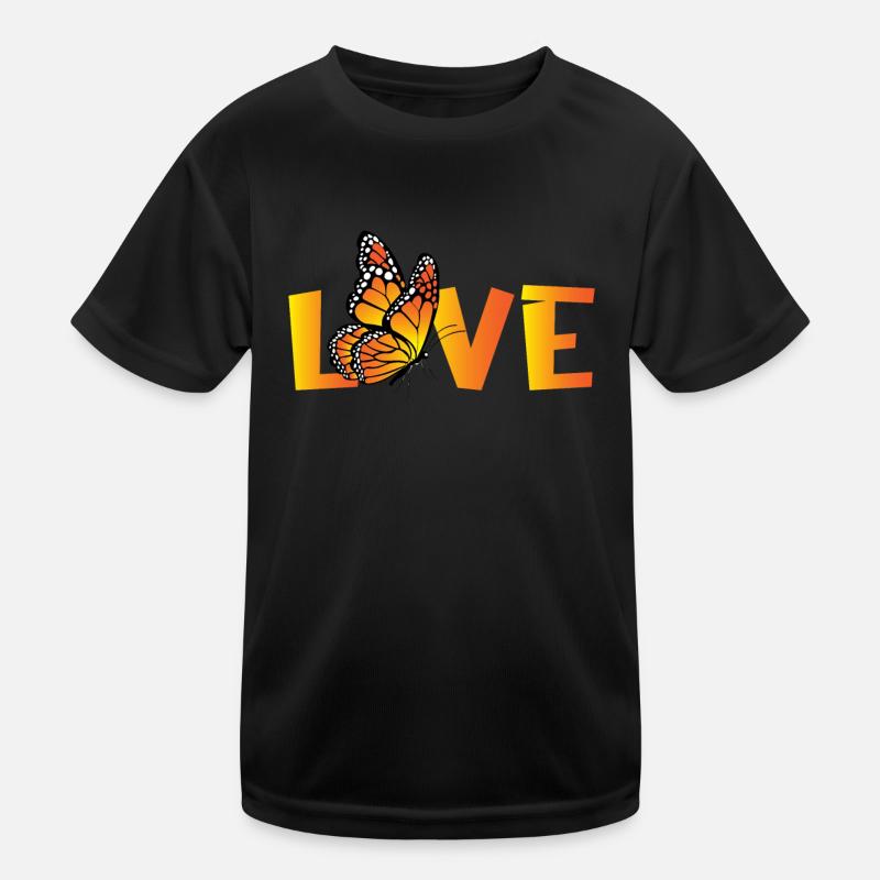 Papillon monarque T-shirt sport Enfant