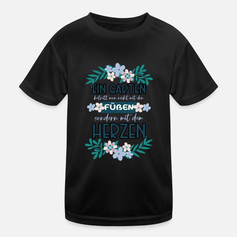 Garten Gärtner Kinder Funktions-T-Shirt