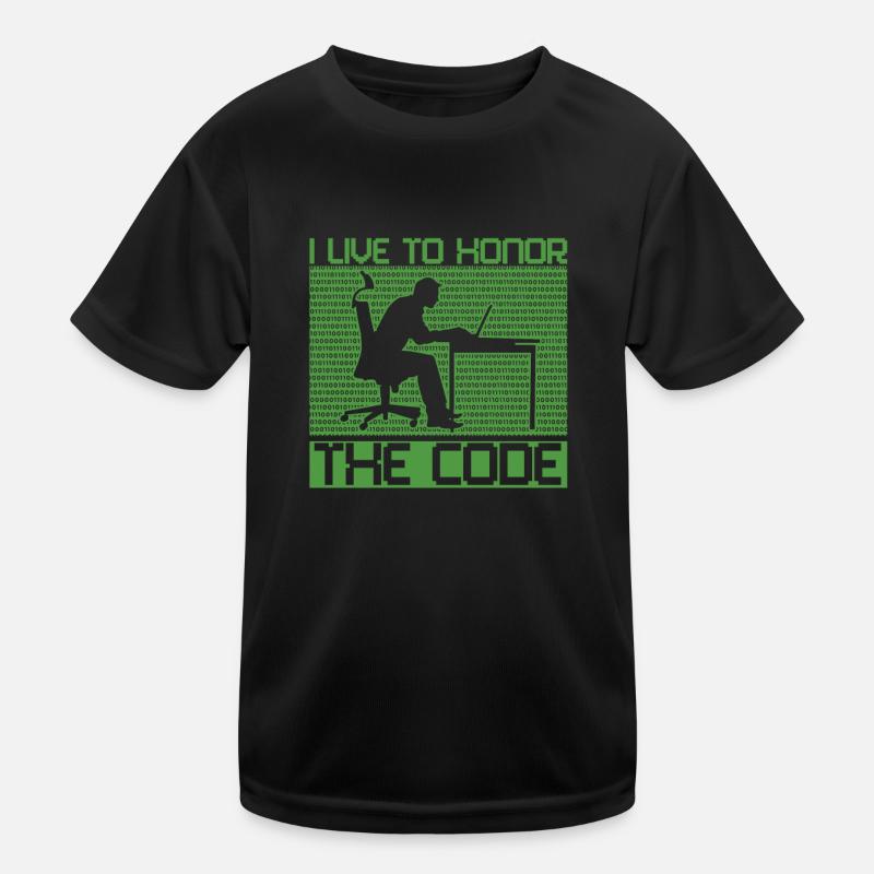 Programmeur Coder Développeur de logiciels T-shirt sport Enfant