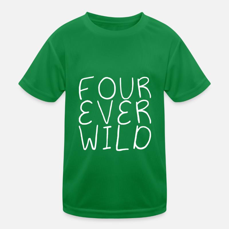 Four Ever Wild 26 Kinder Funktions-T-Shirt