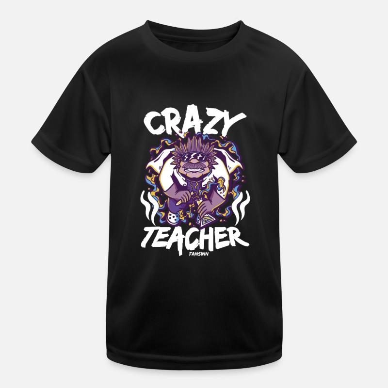 Crazy Teacher Kinder Funktions-T-Shirt