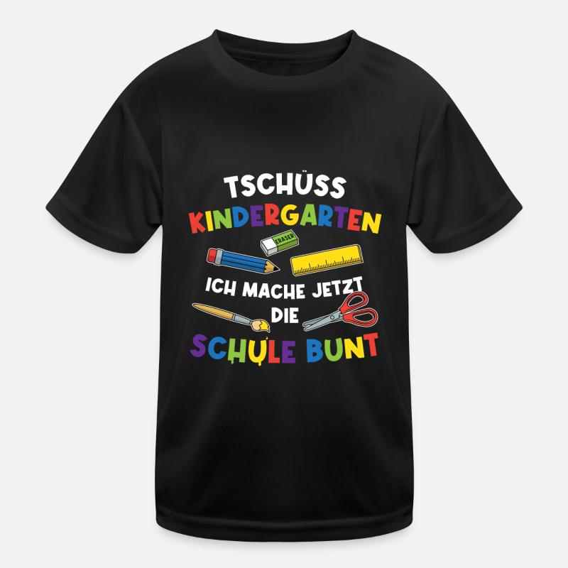 Schulanfang Einschulung 1 Klasse Grundschule Kinder Funktions-T-Shirt