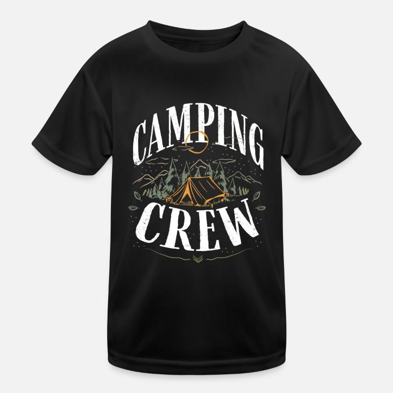 Équipe de camping, Camping, Extérieur T-shirt sport Enfant