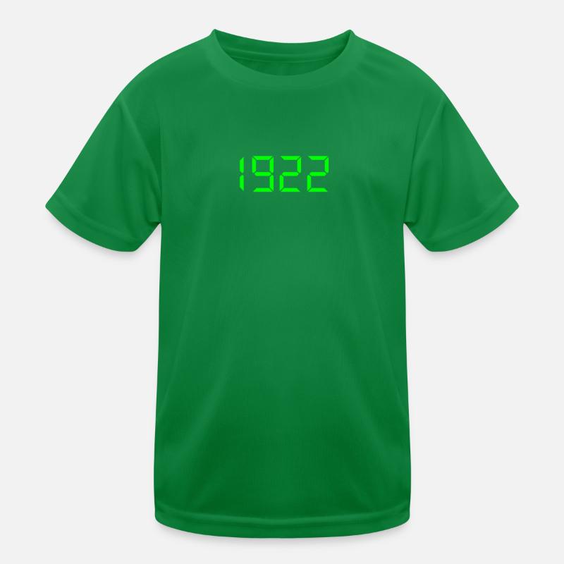 1922 Digital Clock One Thousand Nine Hundred Twent Kinder Funktions-T-Shirt