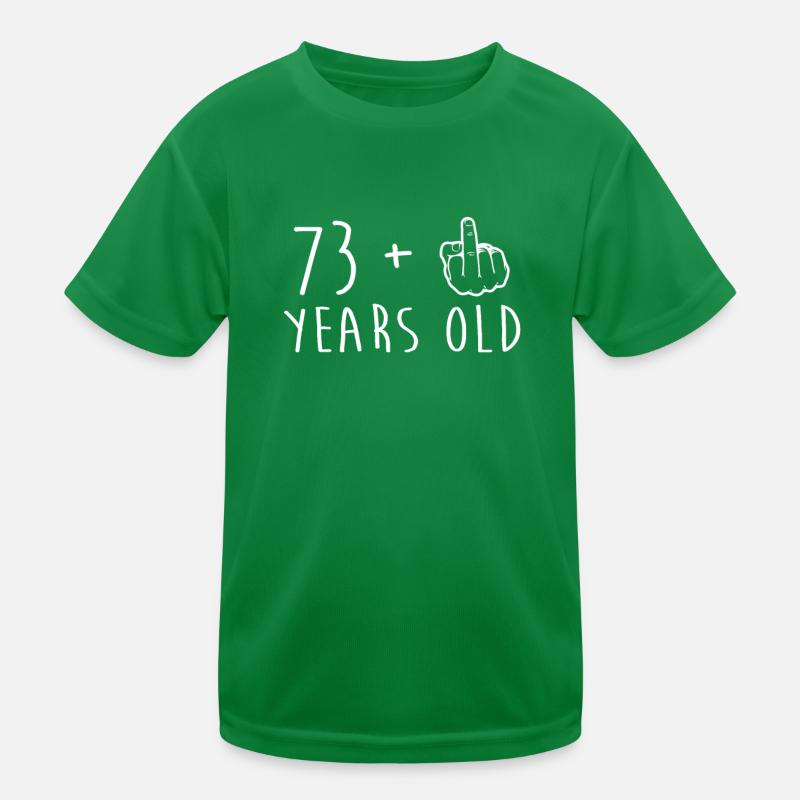 73 + 1 Years Kinder Funktions-T-Shirt