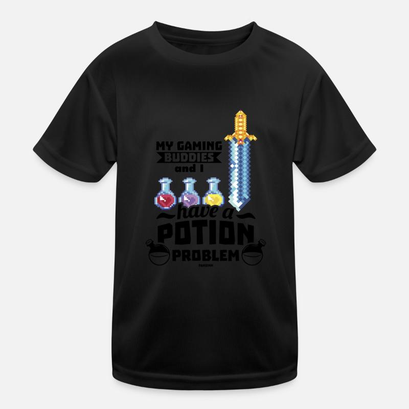 Gaming Kinder Funktions-T-Shirt