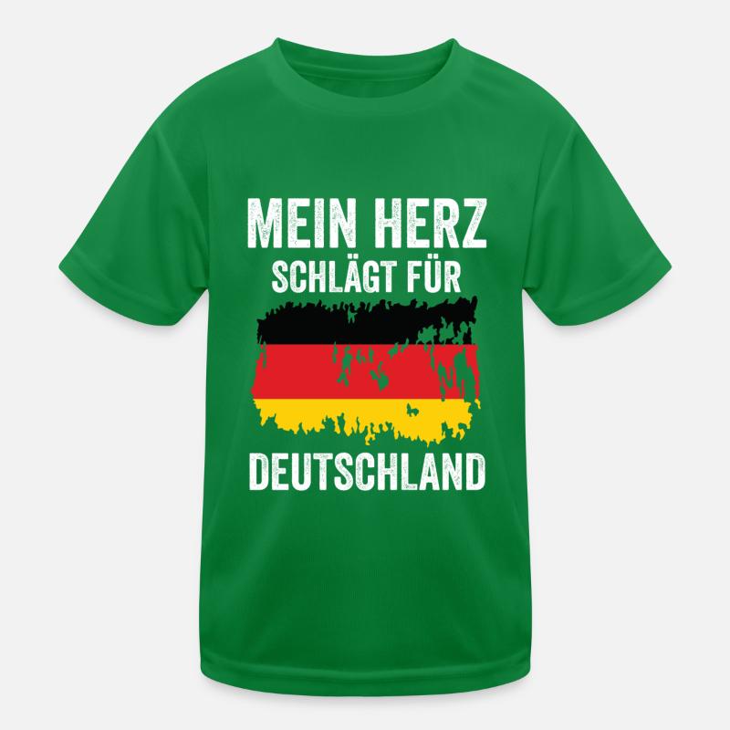 Urlaub Deutscher Deutschland Kinder Funktions-T-Shirt