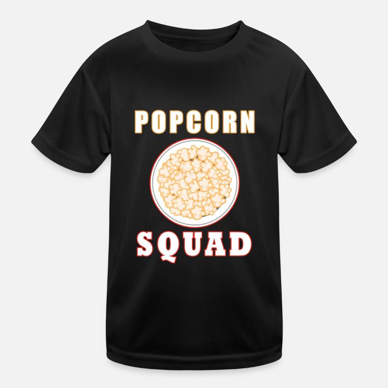 Popcorn Squad Regarder des films Manger du maïs T-shirt sport Enfant