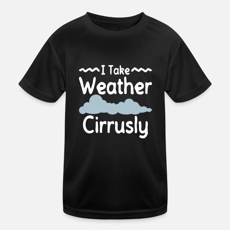 Météorologue Météo Climat Prévisions Météo T-shirt sport Enfant