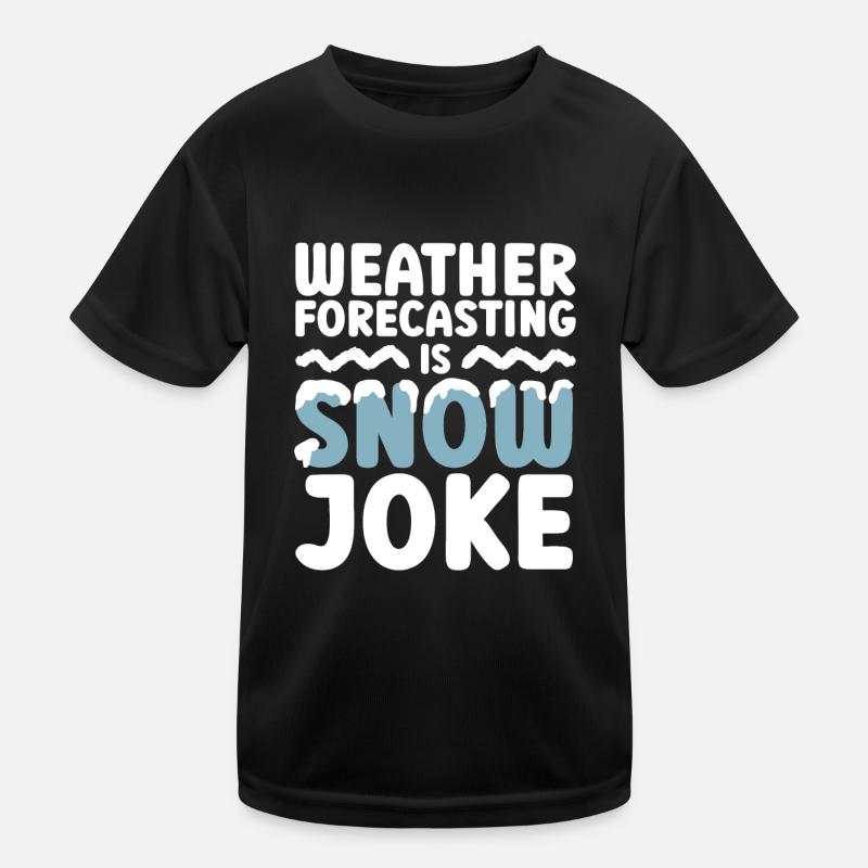 Météorologue Météo Climat Prévisions Météo T-shirt sport Enfant