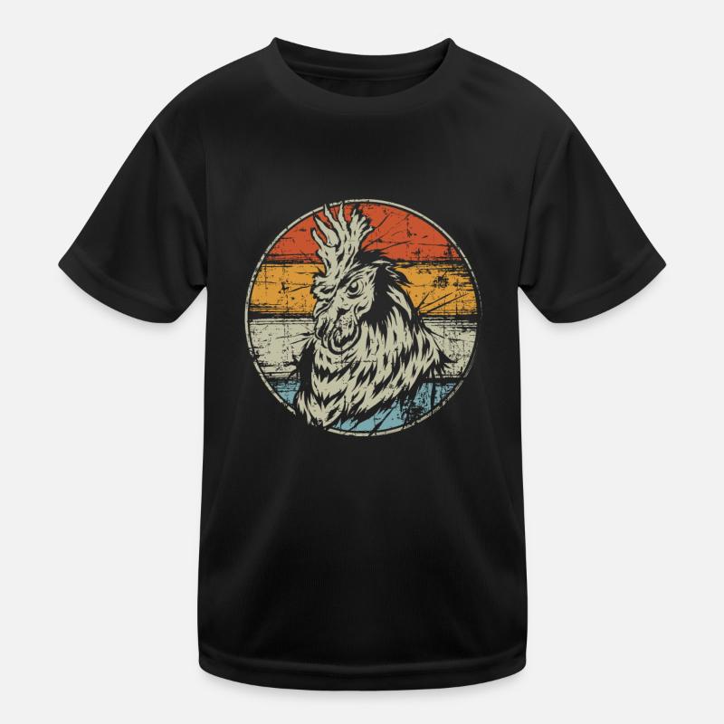 Hahn Kinder Funktions-T-Shirt