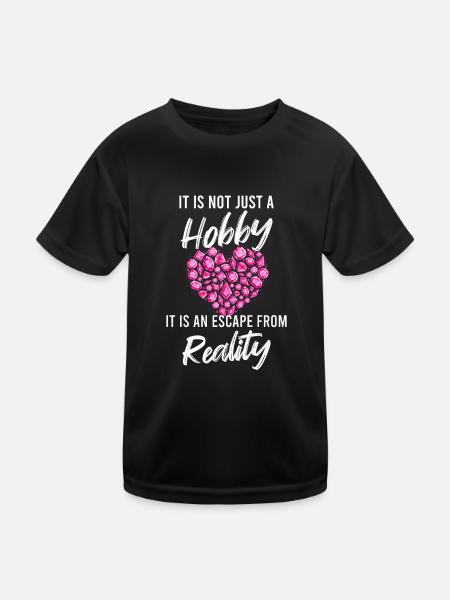 Diamond Panting Gift Idea for Women Woman - Kinder Funktions-T-Shirt - Schwarz - Vorne
