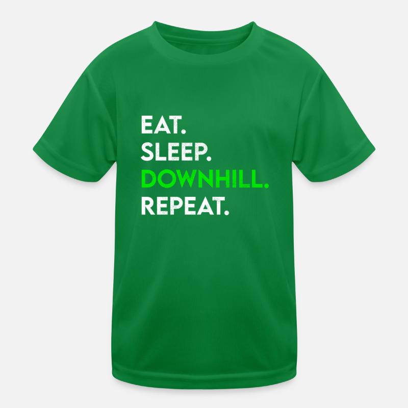 manger dormir en descente répéter T-shirt sport Enfant