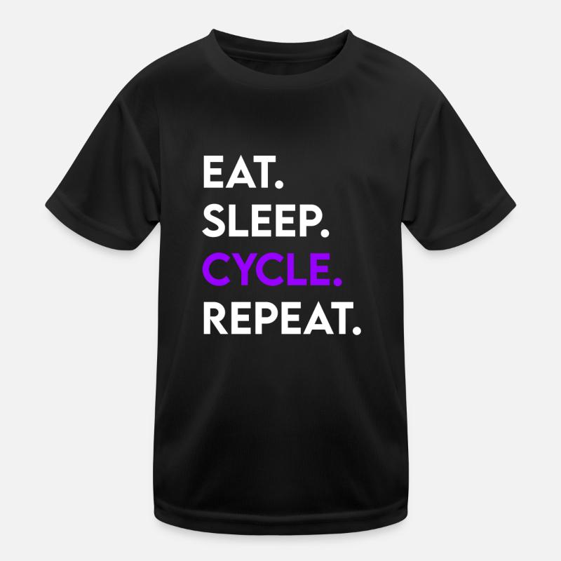 manger le cycle de sommeil répéter T-shirt sport Enfant