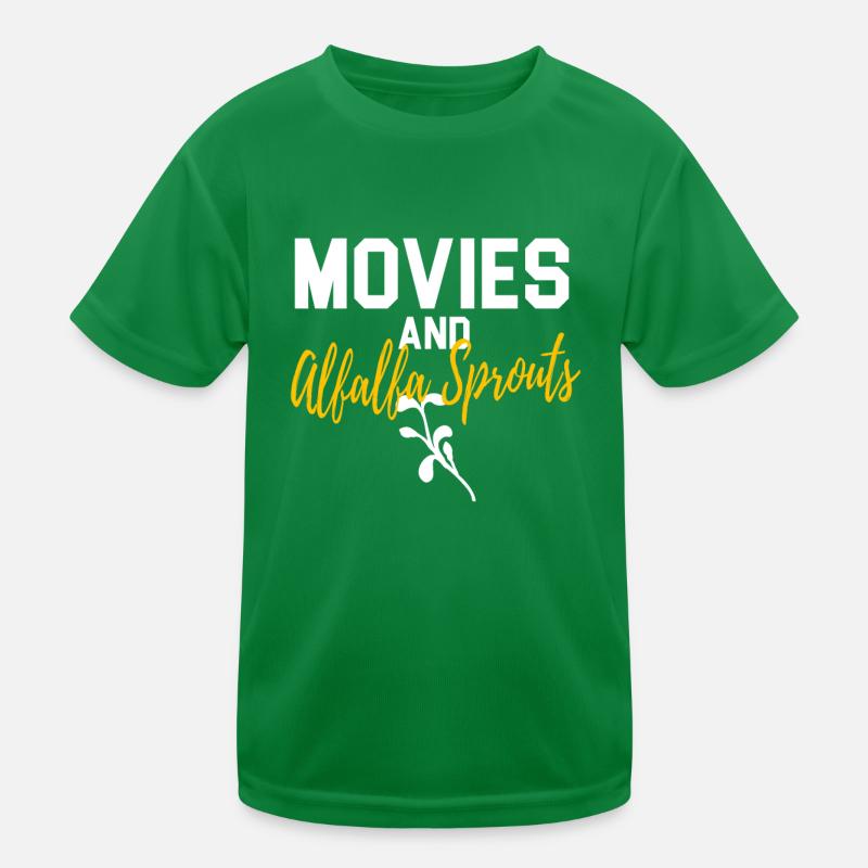 Fancy alfalfa sprout present idea Kinder Funktions-T-Shirt