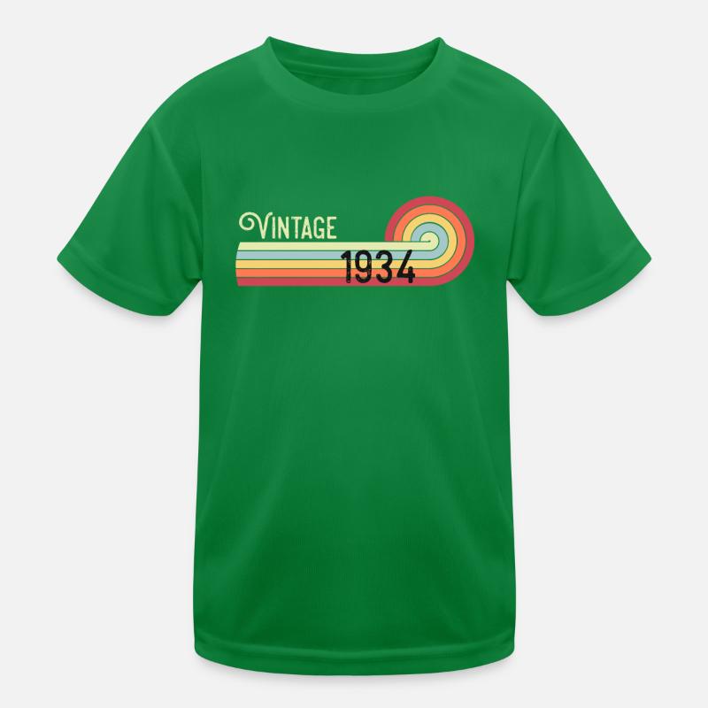 1934 onethousandninehundredthirtyfour Kinder Funktions-T-Shirt