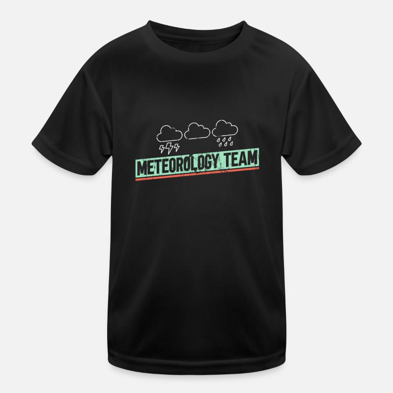 Météorologue Météo Climat Prévisions Météo T-shirt sport Enfant