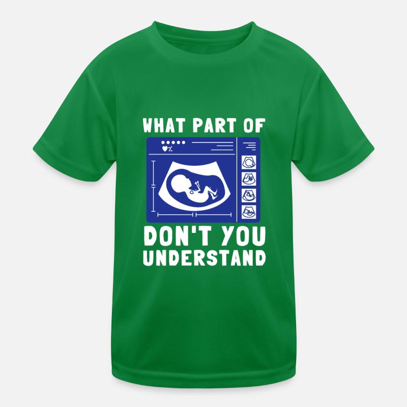 Échographiste Échographie Échographie Échographie T-shirt sport Enfant