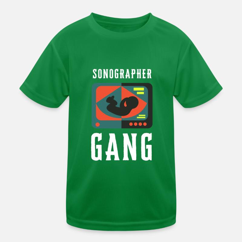 Échographiste Échographie Échographie Échographie T-shirt sport Enfant