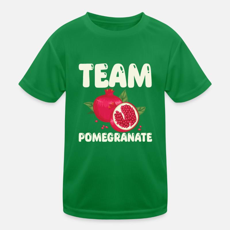 Team Granatapfel Kinder Funktions-T-Shirt