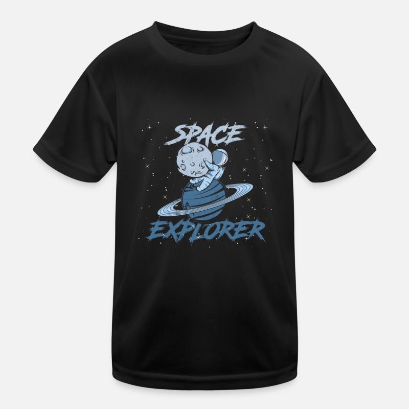 Astronaut Space Explorer Kinder Funktions-T-Shirt