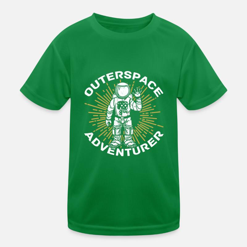Astronaut Spacemen Weltraum Kinder Funktions-T-Shirt