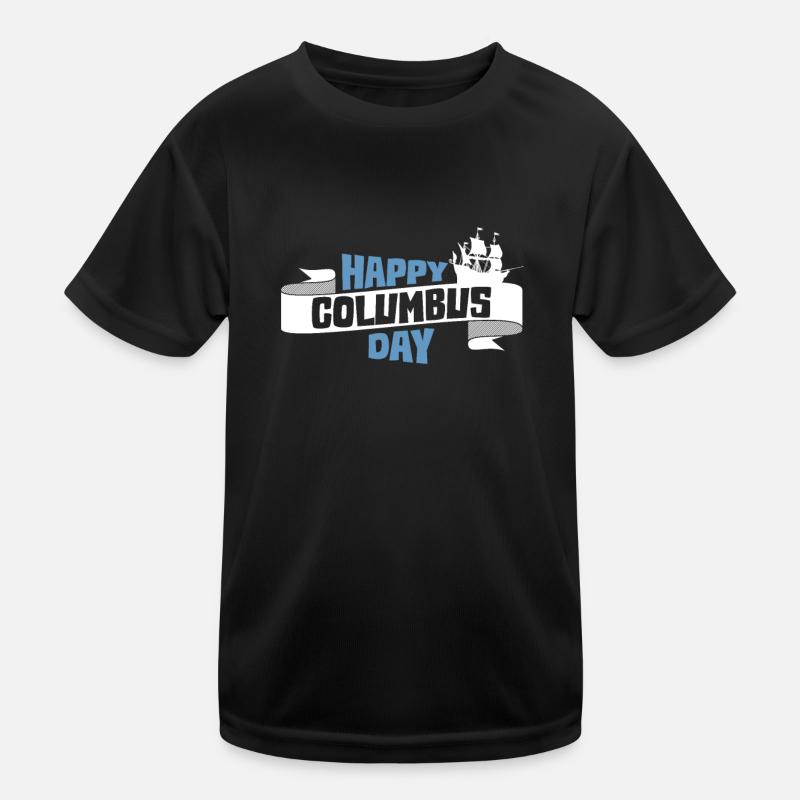Columbus Day Kids Functional T-Shirt