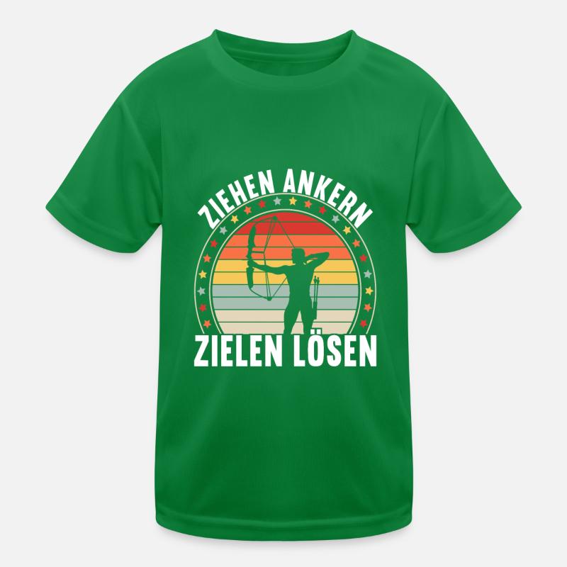 Bogenschießen Bogenschütze Arrow Kinder Funktions-T-Shirt