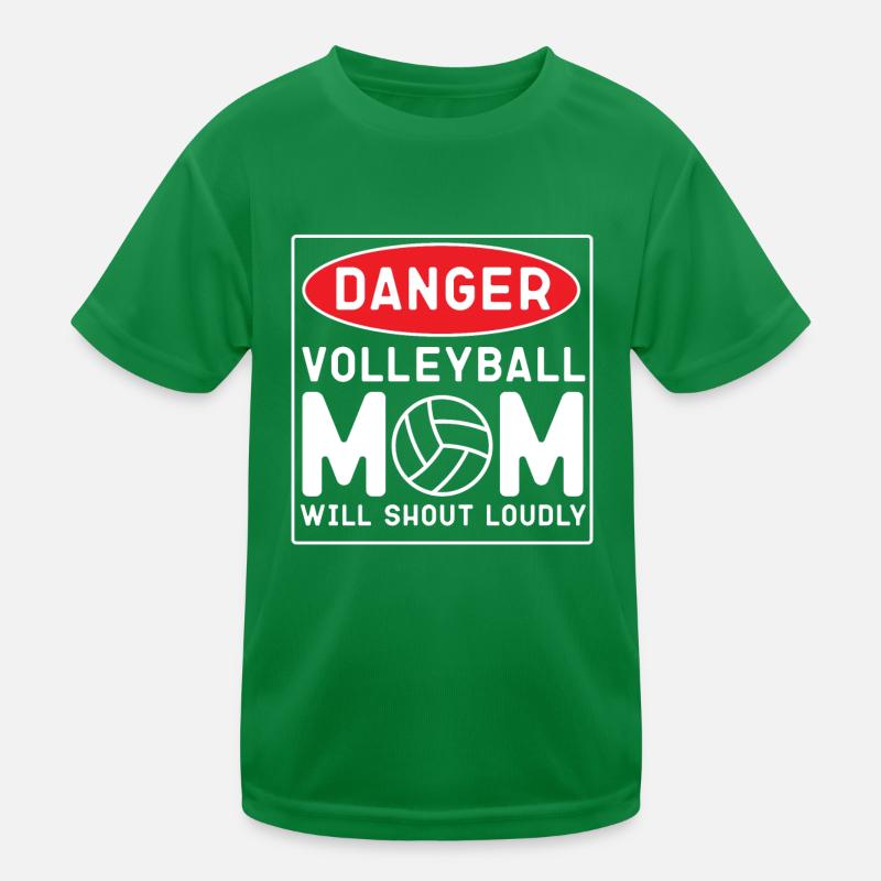 Joueuse de volleyball Équipe Maman Mère T-shirt sport Enfant
