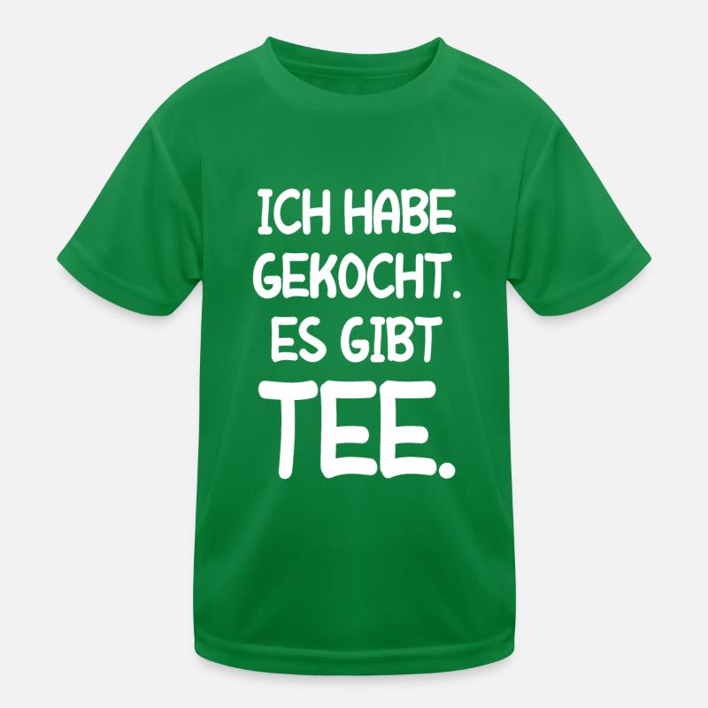 Lustiger Tee Spruch Tasse Früchtetee Fun Geschenk Kinder Funktions-T-Shirt