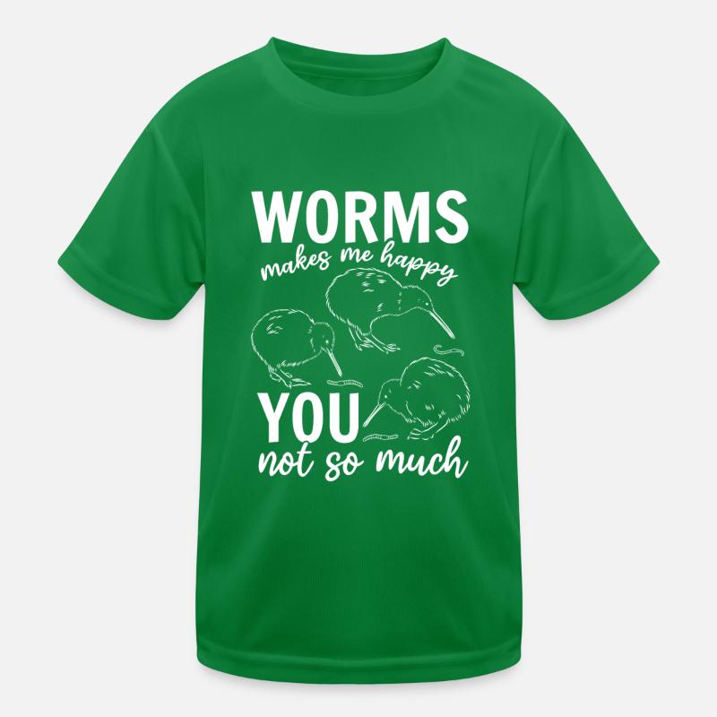 Les vers me rendent heureux tu ne me rends pas si drôle T-shirt sport Enfant