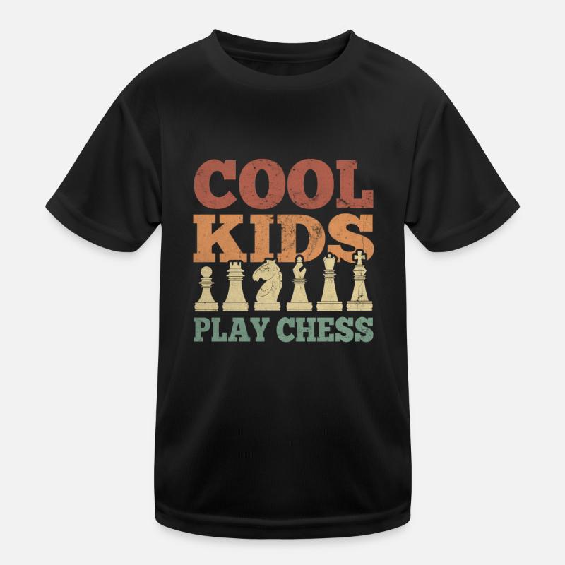Cool Kids Play Chess Chess Master Gift Kids Functional T-Shirt
